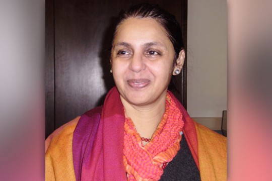 Person posing for camera