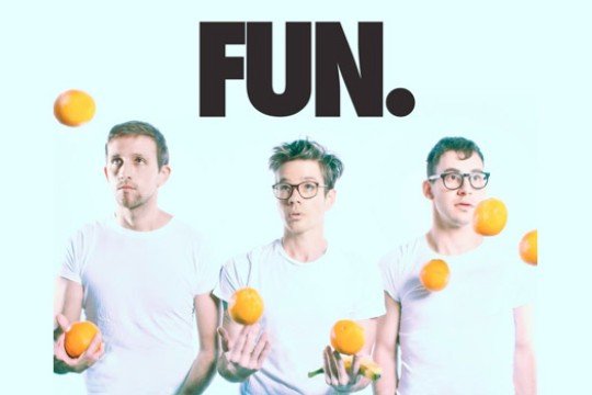 Poster for "FUN." concert