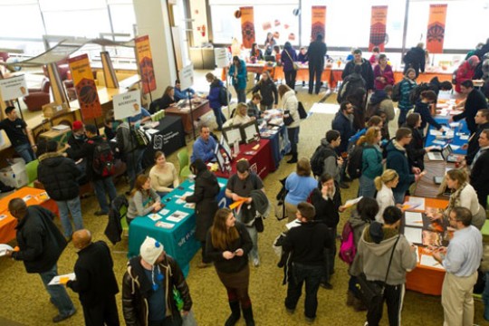 People gathered at event