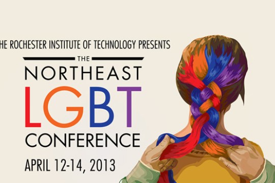 Poster for "The Northeast LGBT Conference at RIT"