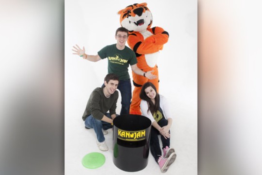 People posing with KanJam