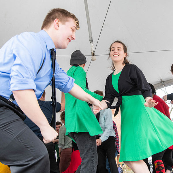 RIT students participating in a dance club