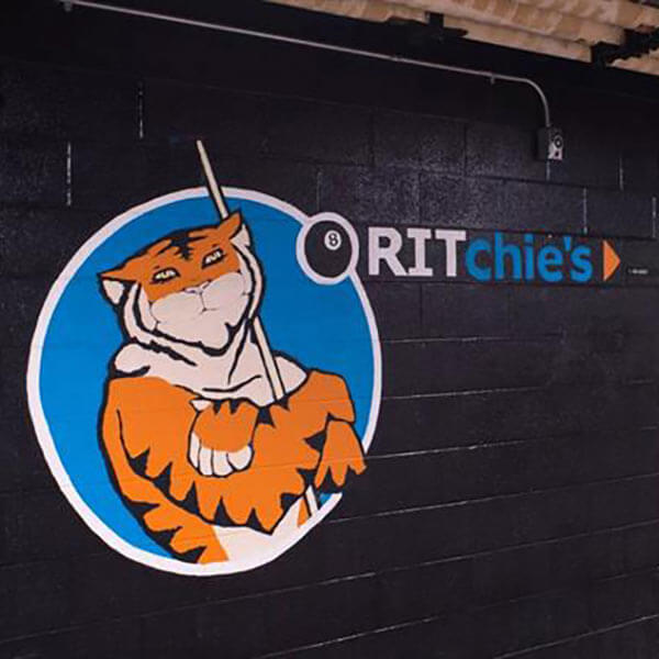 Mural outside Ritchie's Game Room