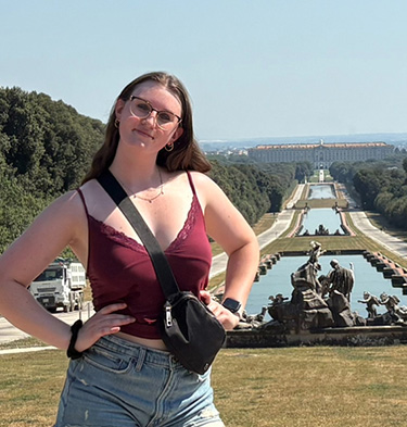 Rose Saunders in Italy 