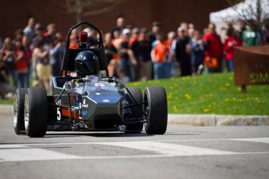 Picture of car on track
