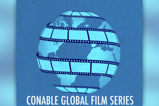 Logo for "Conable Global Film Series"
