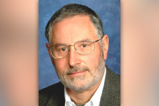 Professor posing for camera