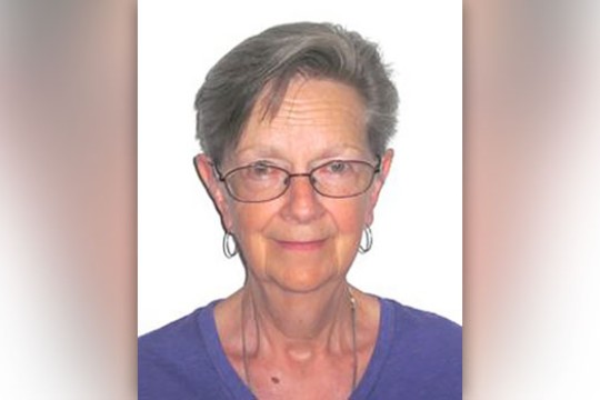 Professor posing for camera