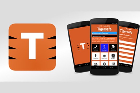 Poster for "TigerSafe" app