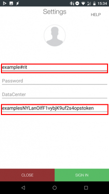 Username prompt