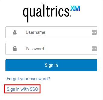 SSO Login prompt