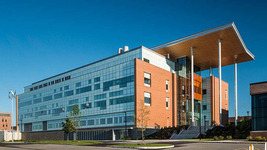 Exterior view of the Sustainability Institute Hall