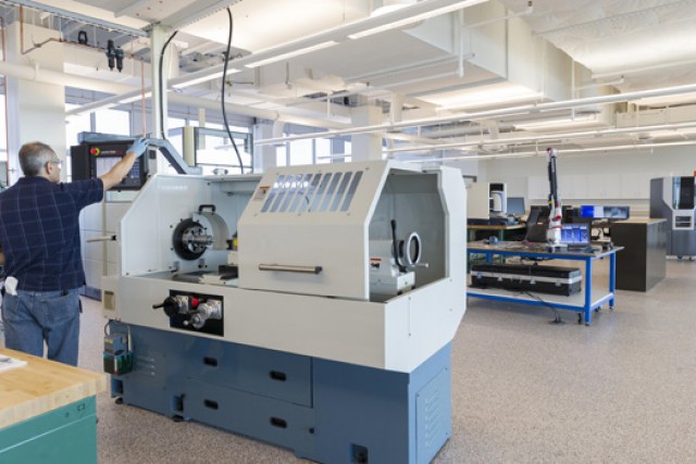 Person working in lab 