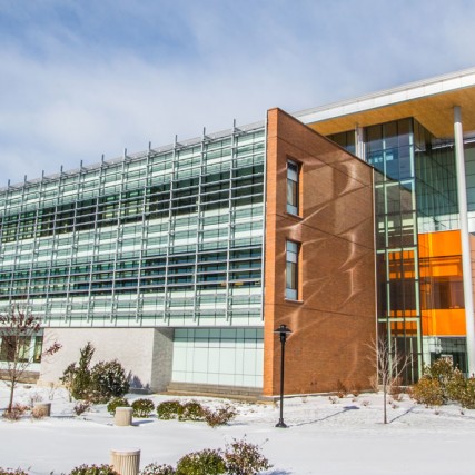 Sustainability Hall on Rochester Institute of Technology (RIT) campus, where the Golisano Institute for Sustainability (GIS) is based