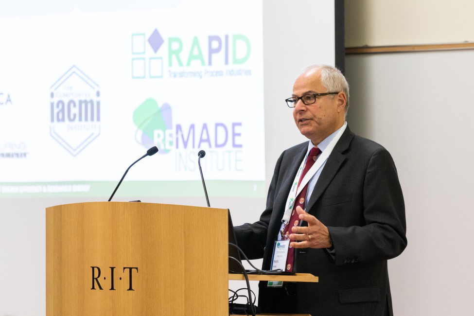 Nabil Nasr speaking at REMADE conference