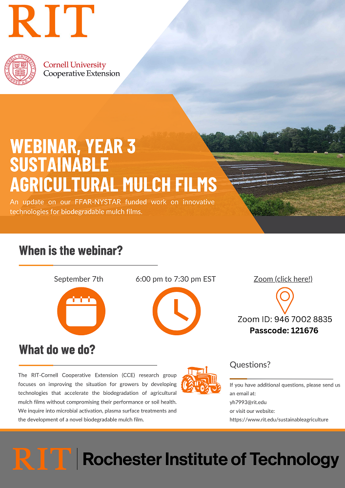 Flyer for the Webinar of year 3