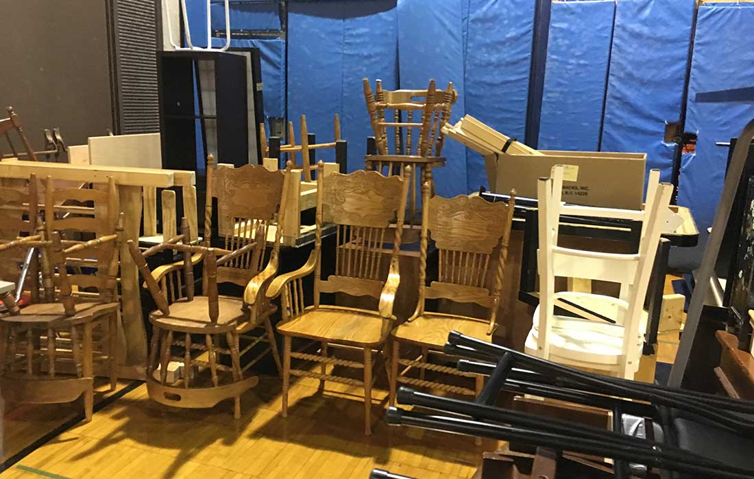 Various wood chairs