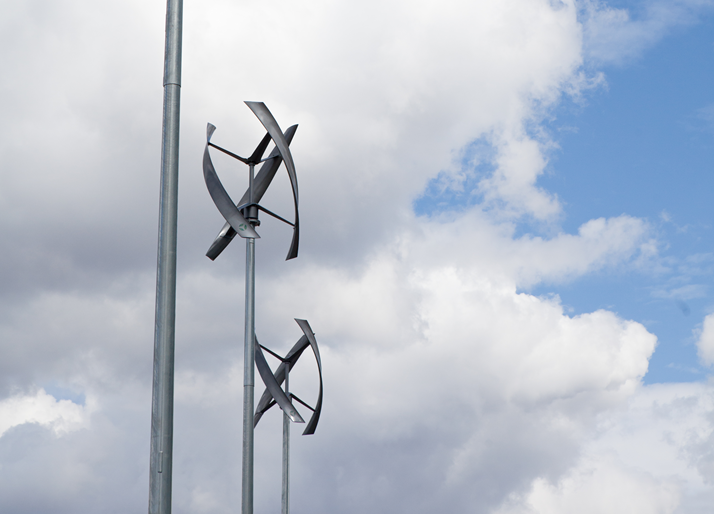 wind turbines