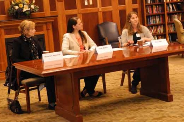 People gathered around table