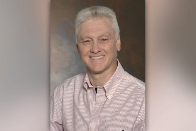 Professor posing for camera