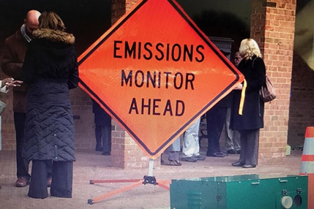 People gathered by "Emissions Monitor Ahead"