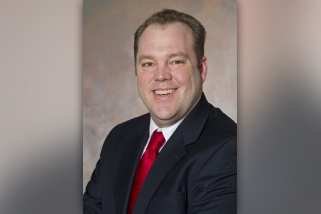 Professor posing for camera