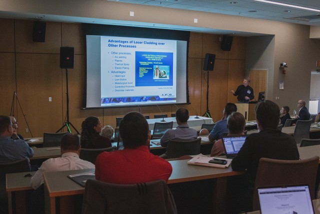 REMADE Institute workshop audience staring at presenter
