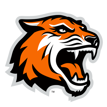 orange and black tiger head RIT logo 