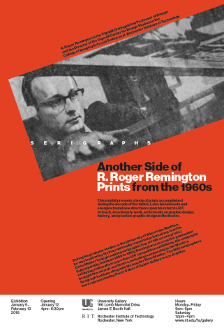 Another Side of R. Roger Remington - Prints From the 60s | University  Gallery Exhibitions | RIT | Poster