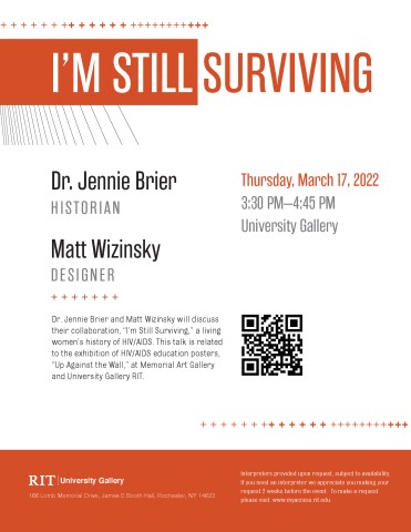 Lecture poster - I am Still Surviving - March 17, 3:30 PM