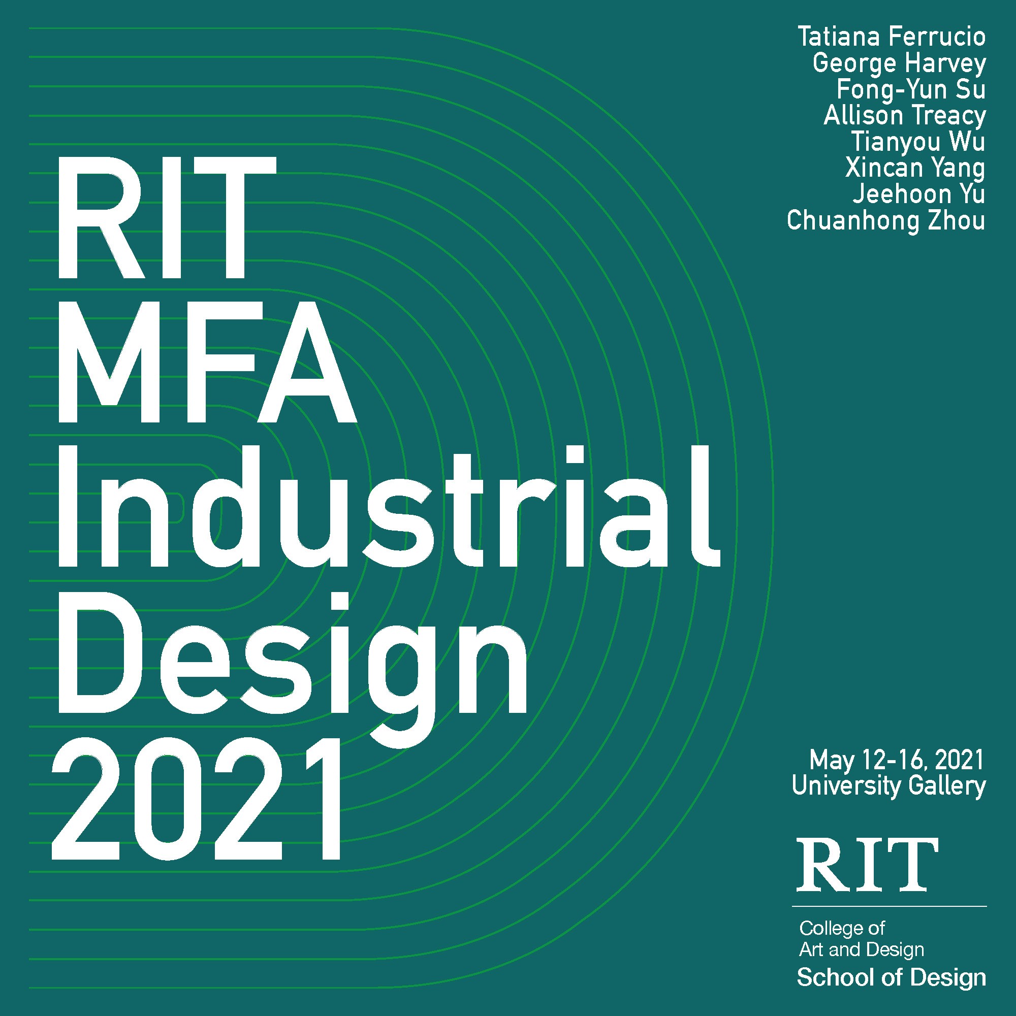RIT MFA Industrial Design 2021