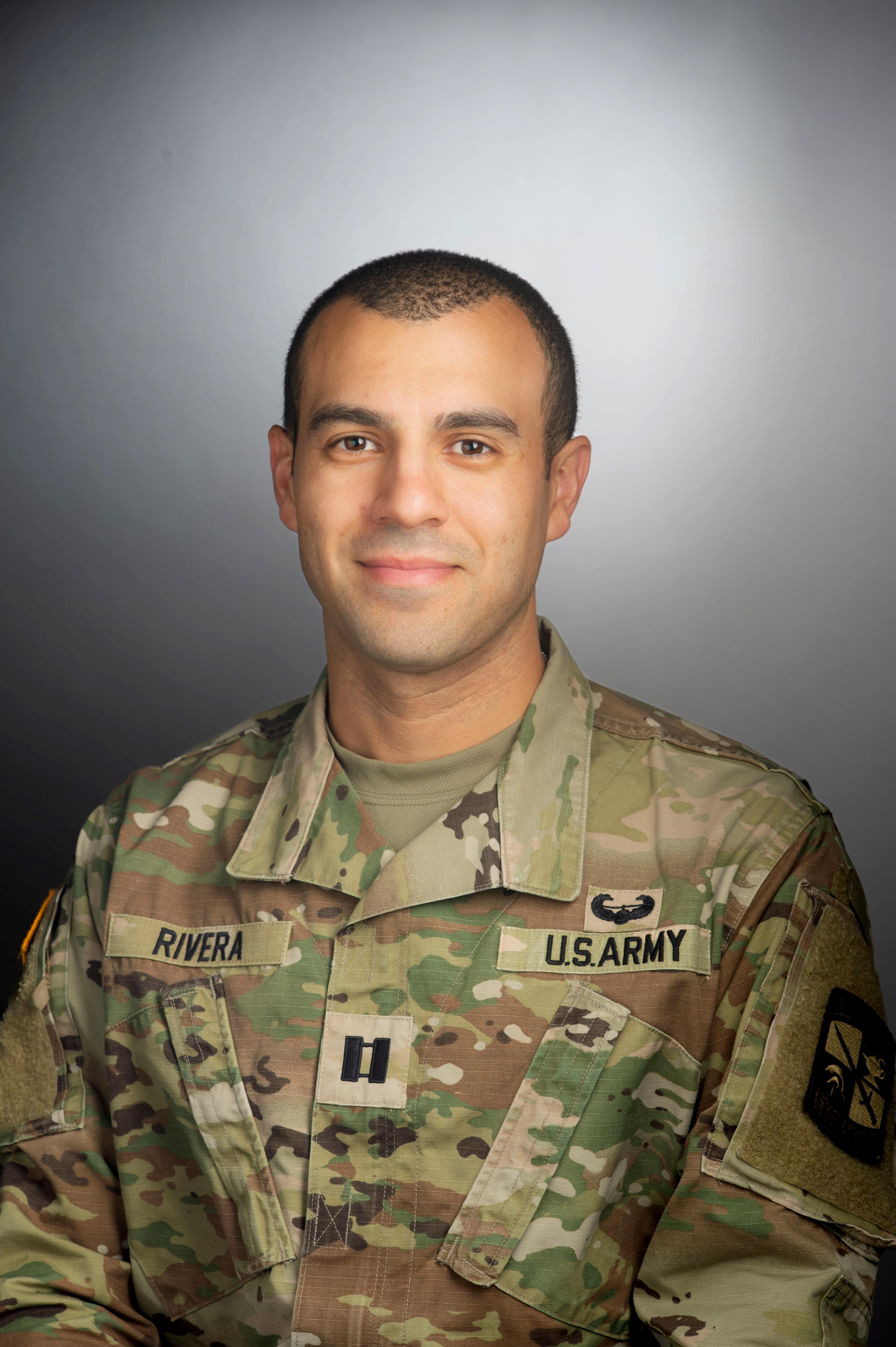 Head Shot of a male Army Officer
