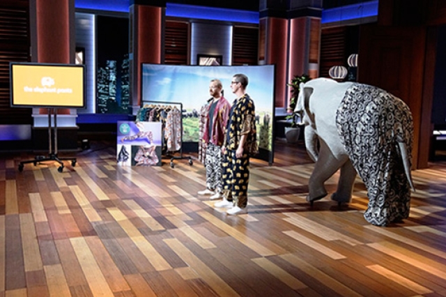 People posing with idea on sharktank