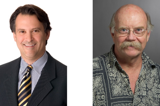 Two portraits side by side