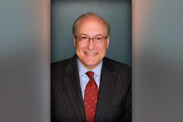 Professor posing for camera