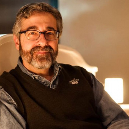 Professor posing for camera