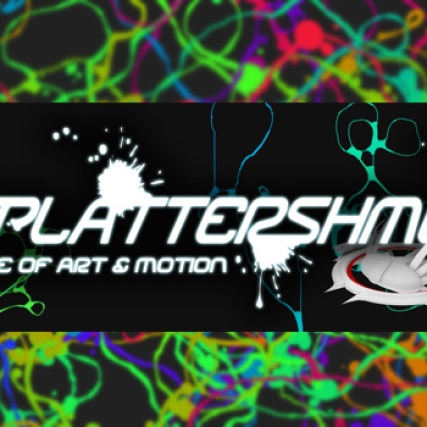 Poster for "Splattershmup: A game of Art & Motion"