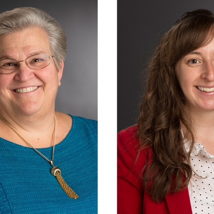 side-by-side portraits of Patti Cyr and Jennifer O’Neill.