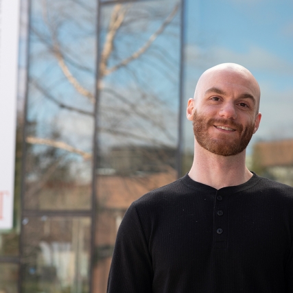 environmental portrait of Peter Hogya.