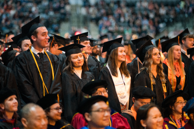 Students graduating