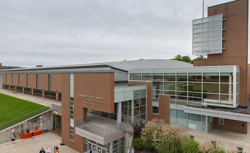 exterior view of the Gordon Field House