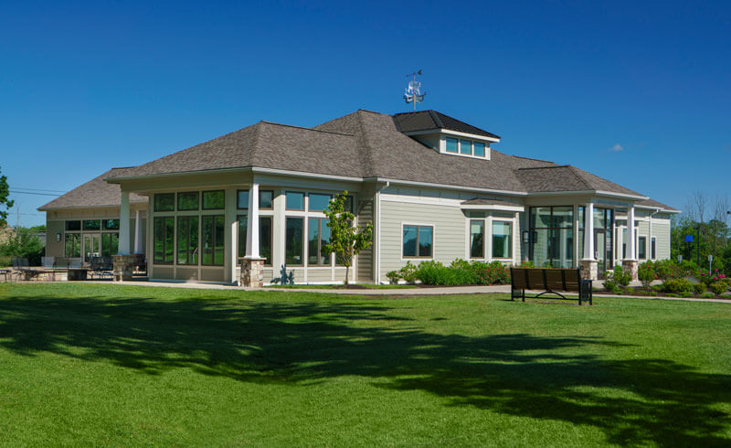 Exterior image of the Lobozzo Alumni House.