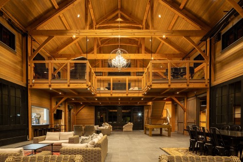 inside of the lodge