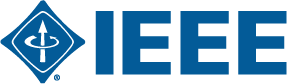Blue IEEE logo with the organization’s diamond-shaped emblem to the left of the large letters “IEEE.”