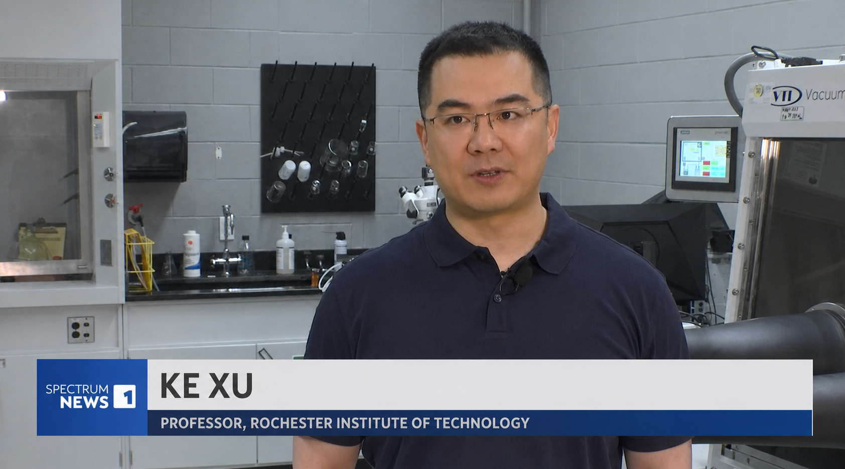 Dr. Xu interviewed by Spectrum News